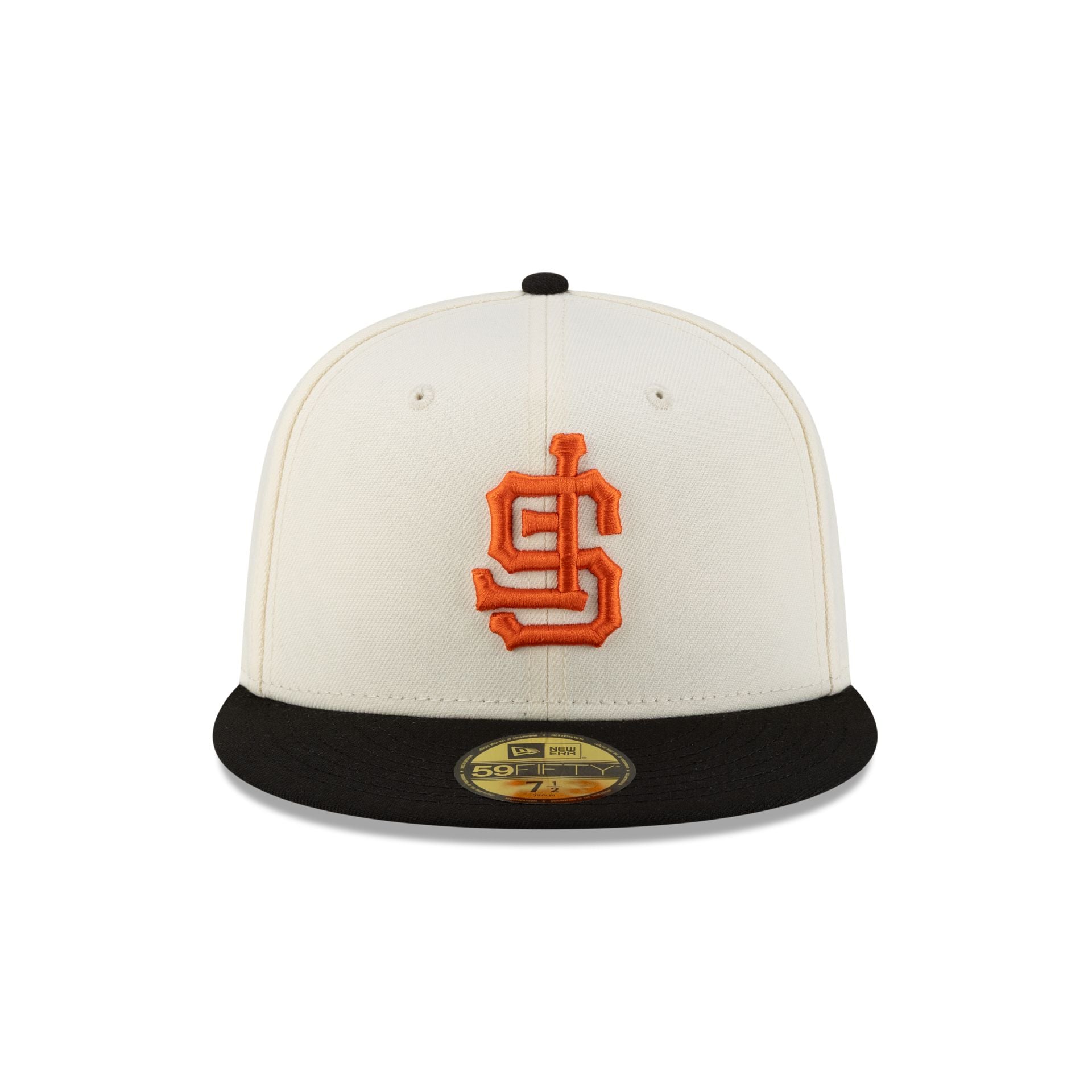 San Francisco Giants Upside Down Logo Chrome 59FIFTY Fitted Hat