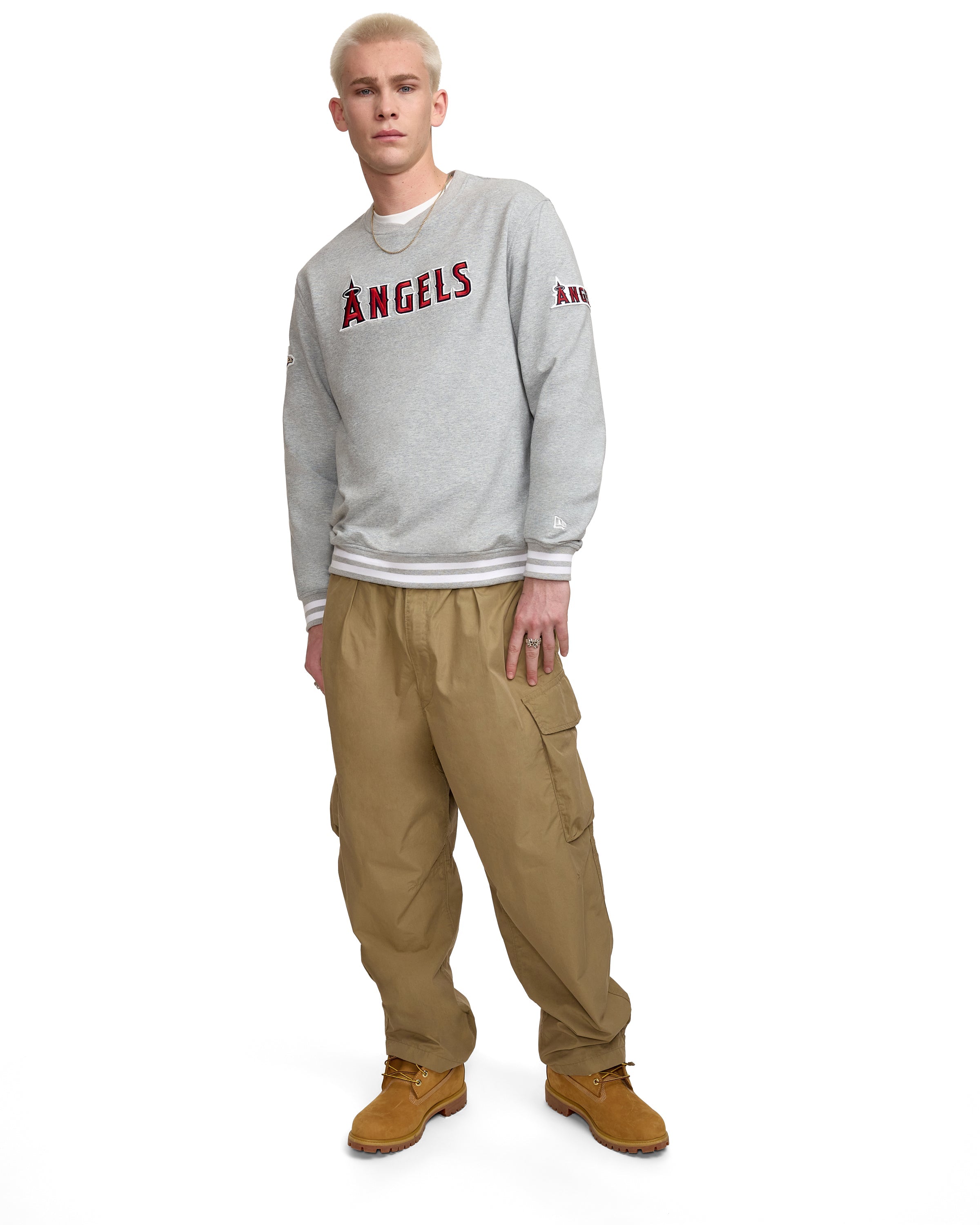 Los Angeles Dodgers Gray Logo Select Crewneck