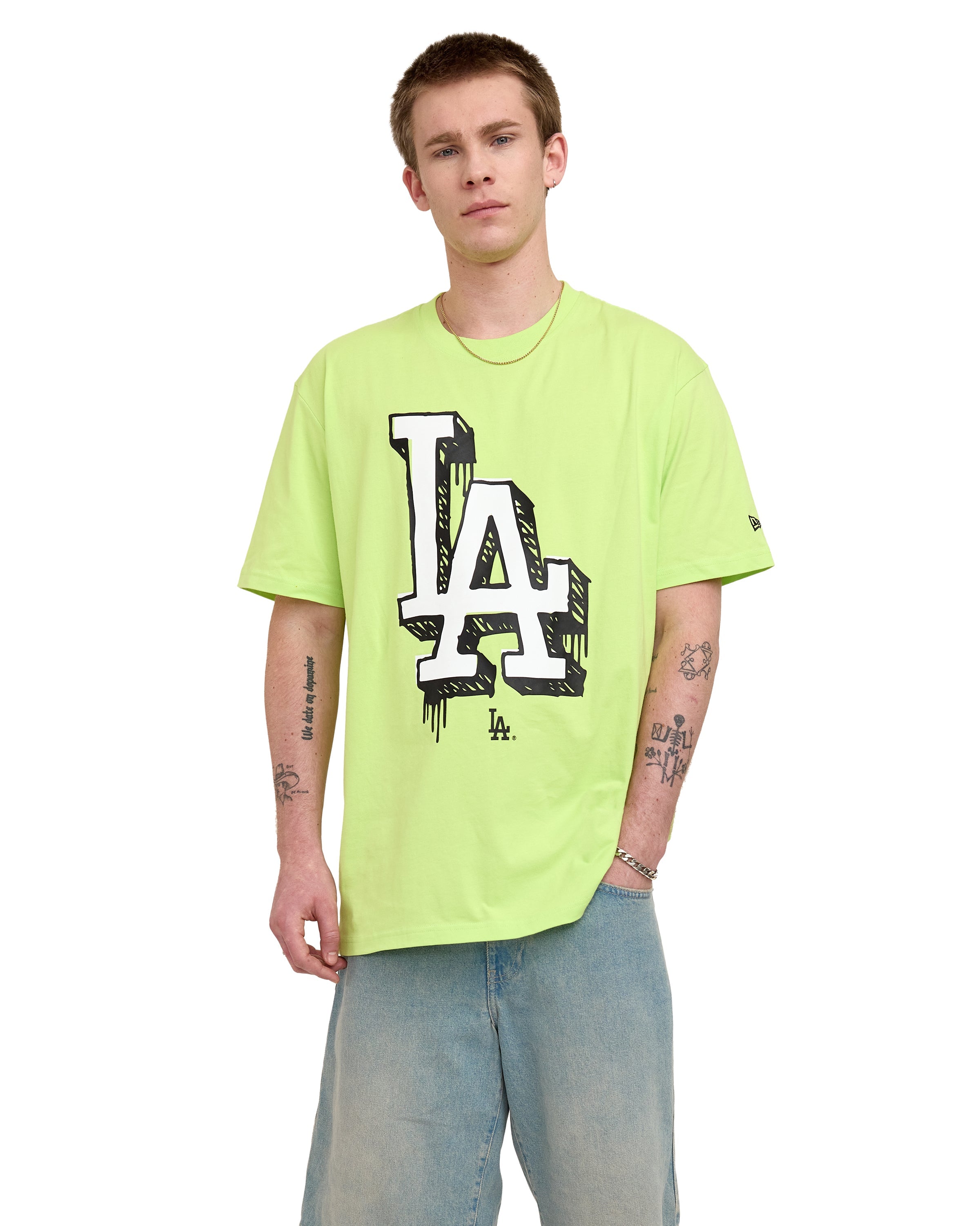 Los Angeles Dodgers Hi Vis Doodle T-Shirt