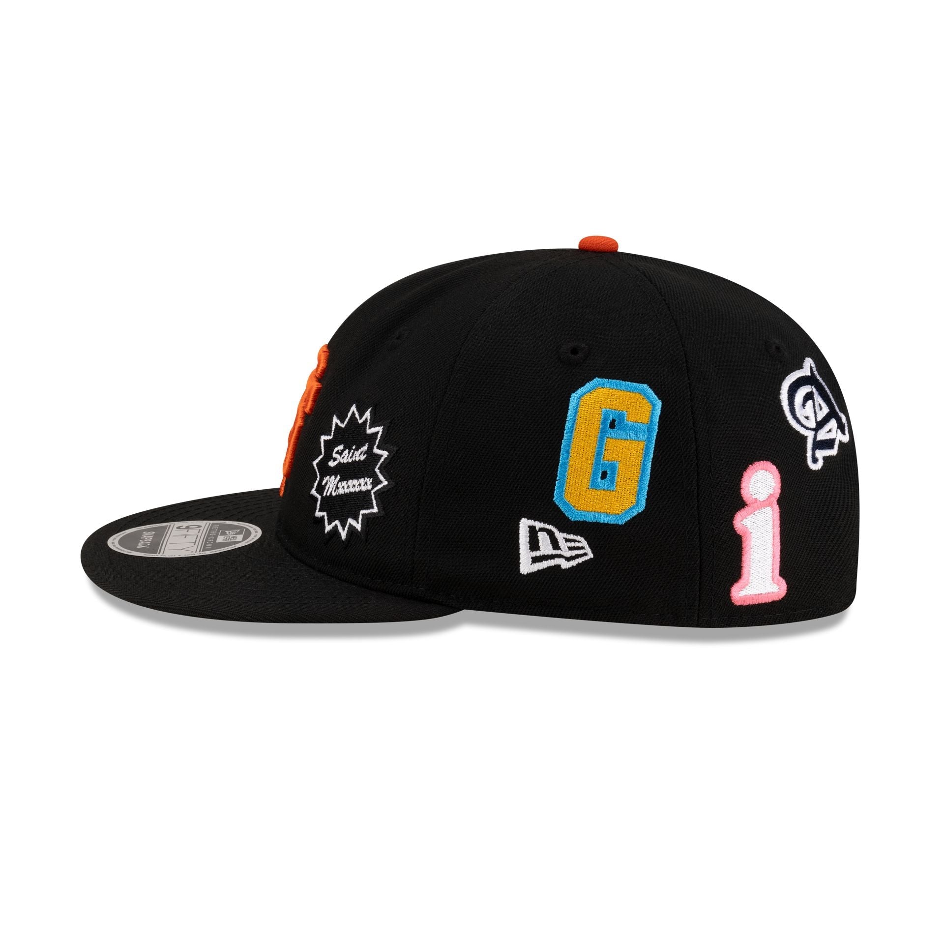 ©SAINT Mxxxxxx x San Francisco Giants Retro Crown 9FIFTY Snapback Hat