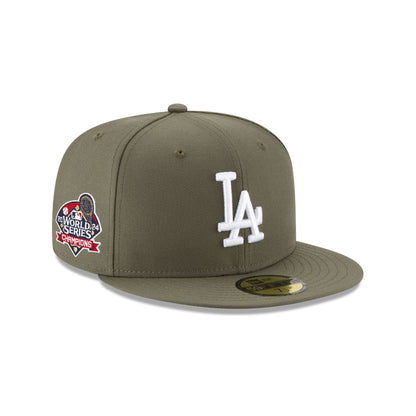 Los Angeles Dodgers 2024 World Series Champions New Olive 59FIFTY Fitted Hat