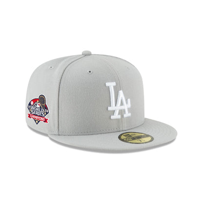 Los Angeles Dodgers 2024 World Series Champions Gray 59FIFTY Fitted Hat
