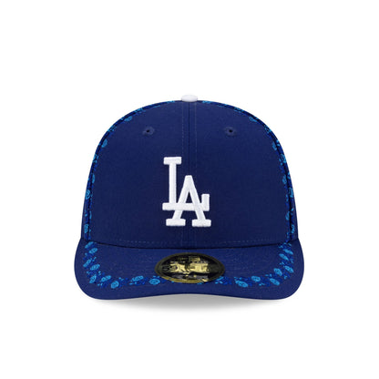 Los Angeles Dodgers Rose Emblem Low Profile 59FIFTY Fitted Hat