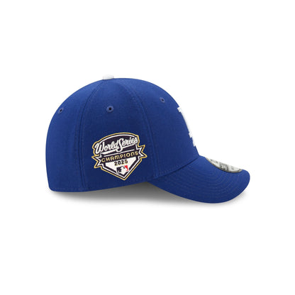 Los Angeles Dodgers 2025 World Series Champions Side Patch 39THIRTY Stretch Fit Hat