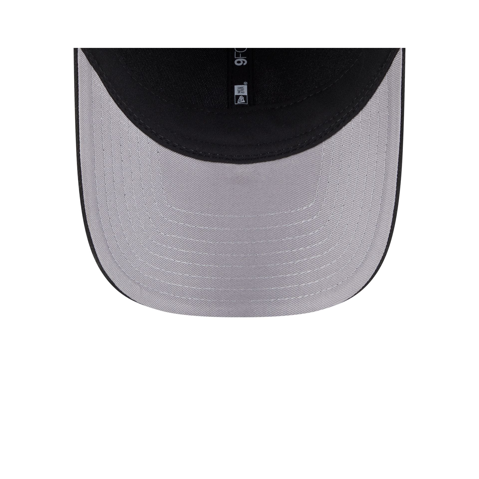 Los Angeles Dodgers 2025 World Series Champions Black & White 9FORTY M-Crown Snapback Hat