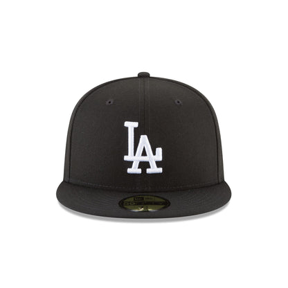 Los Angeles Dodgers 2025 World Series Champions Black & White 59FIFTY Fitted Hat