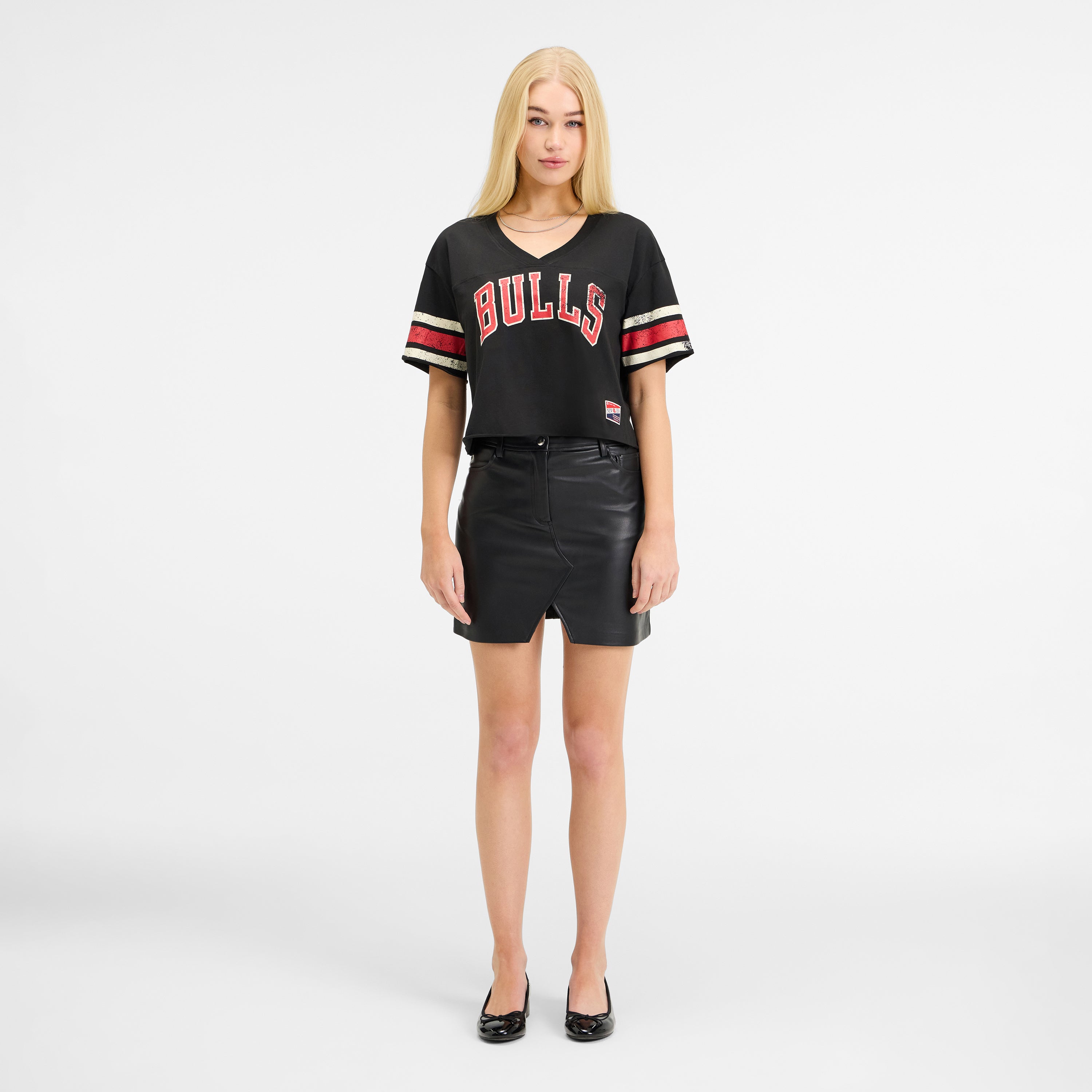 Boston Red Sox Throwback Cropped Women's T-Shirt