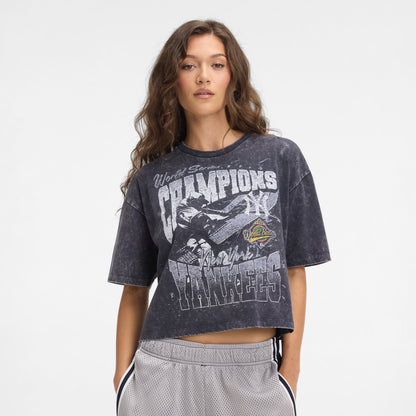 Los Angeles Dodgers Sport Classics Women's Cropped T-Shirt