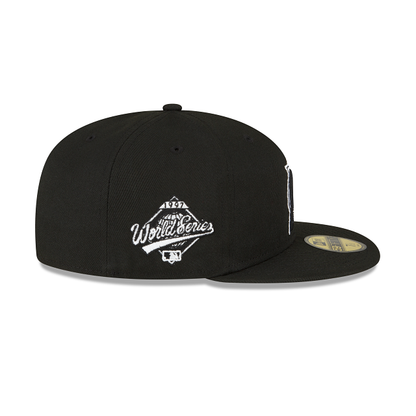 Miami Marlins Sidepatch Black 59FIFTY Fitted Hat