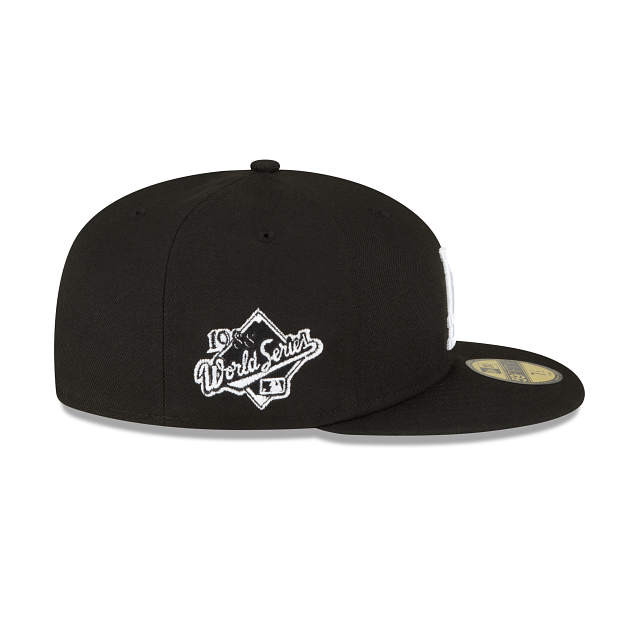 Los Angeles Dodgers Sidepatch Black 59FIFTY Fitted Hat