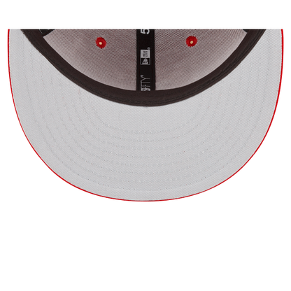 Athletics Sidepatch Red 59FIFTY Fitted Hat