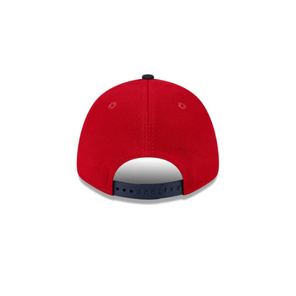 Boston Red Sox 2025 Batting Practice Red 9FORTY Stretch-Snap Hat