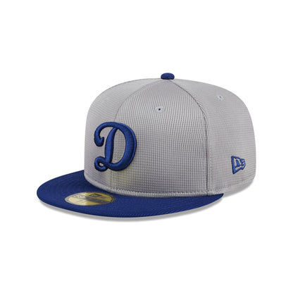 Los Angeles Dodgers 2025 Batting Practice Gray 59FIFTY Fitted