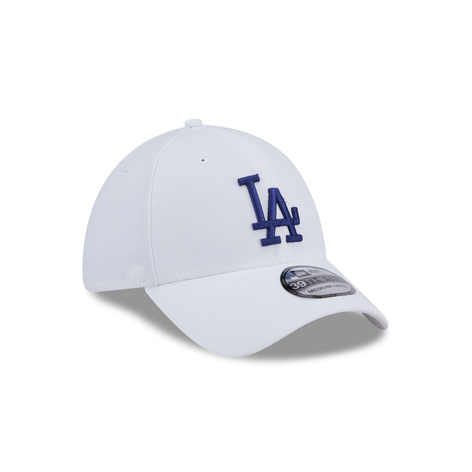 Los Angeles Dodgers Optic White 39THIRTY Stretch Fit Hat