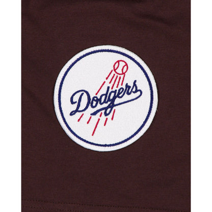 Los Angeles Dodgers Logo Select Color Flip Brown T-Shirt