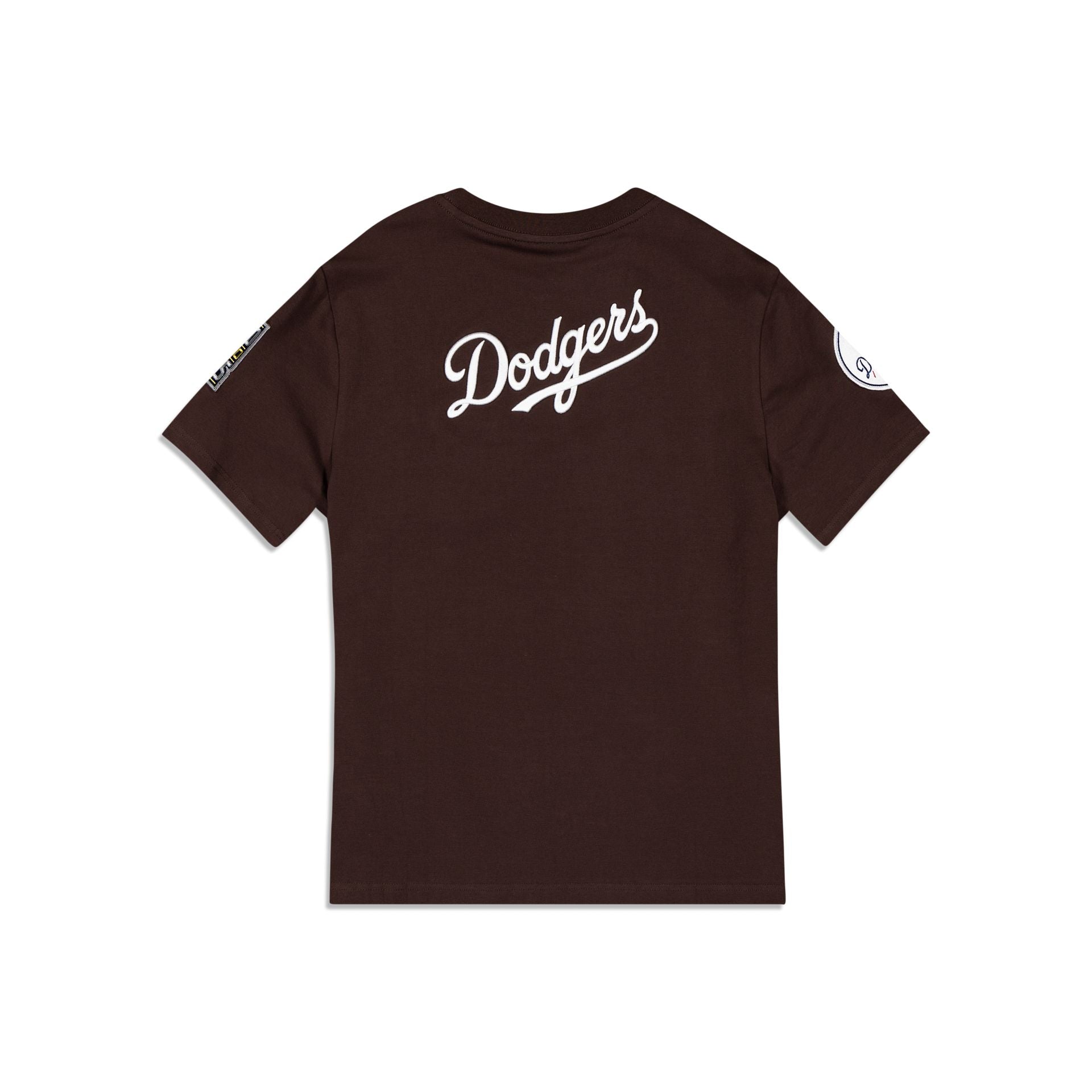 Los Angeles Dodgers Logo Select Color Flip Brown T-Shirt