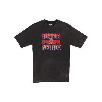 Boston Red Sox Oversized Washed Black T-Shirt
