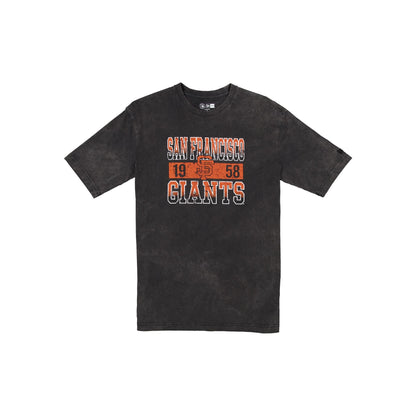 San Francisco Giants Oversized Washed Black T-Shirt