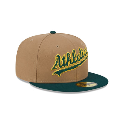 Athletics Classic 8-Bit Wordmark 59FIFTY Fitted Hat