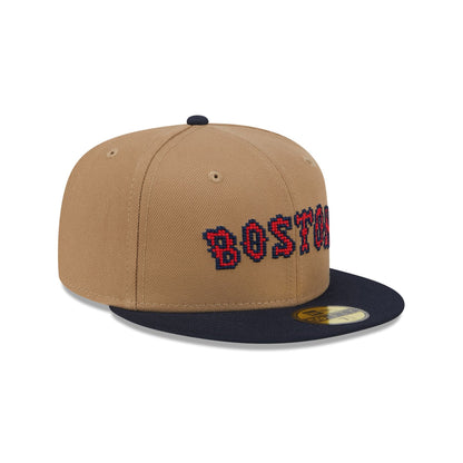 Boston Red Sox Classic 8-Bit Wordmark 59FIFTY Fitted Hat