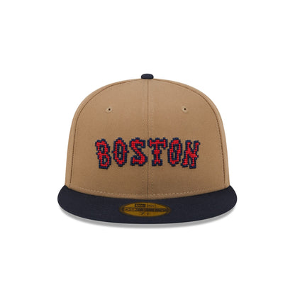 Boston Red Sox Classic 8-Bit Wordmark 59FIFTY Fitted Hat
