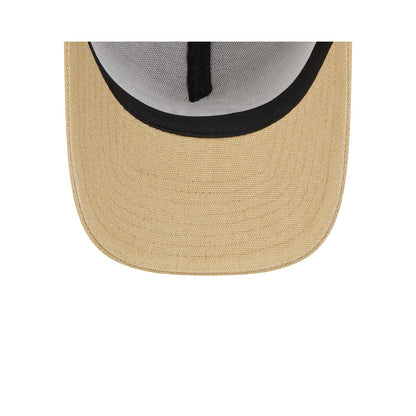 Athletics Logo Essentials Khaki 9FORTY A-Frame Snapback Hat