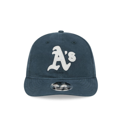 Athletics Canvas Felt Retro Crown 9FIFTY Strapback Hat