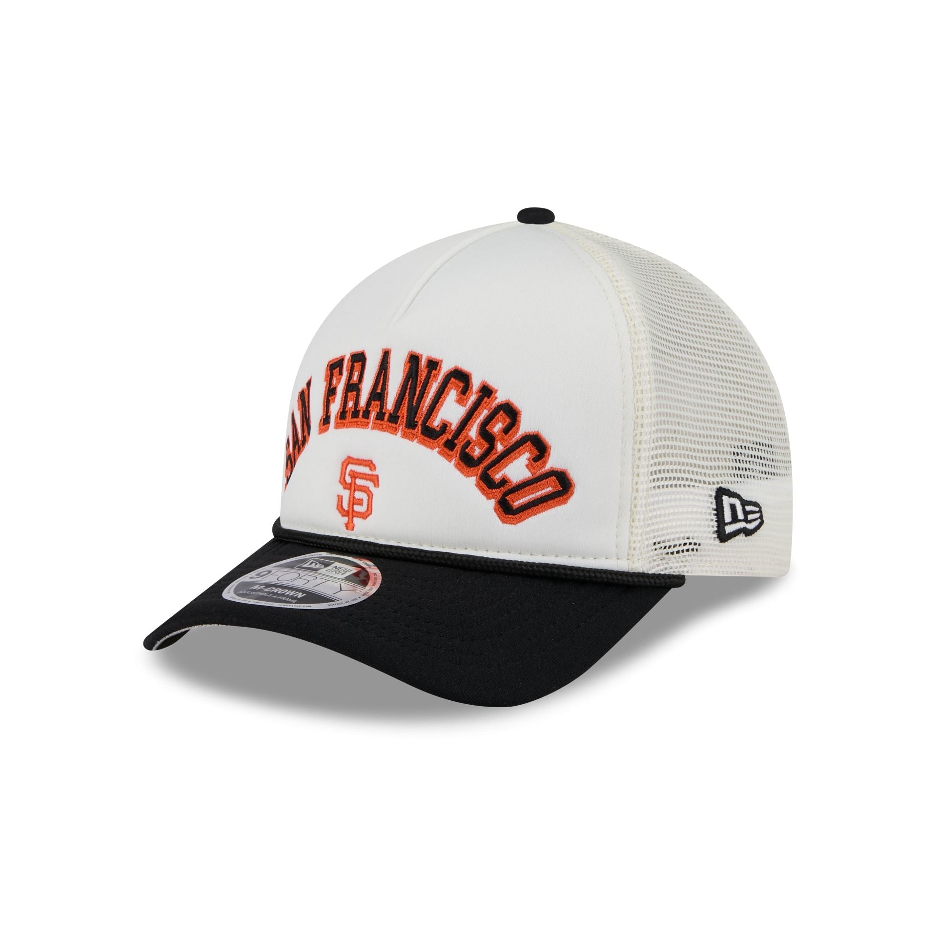 San Francisco Giants Chrome Arch 9FORTY M-Crown A-Frame Trucker Hat