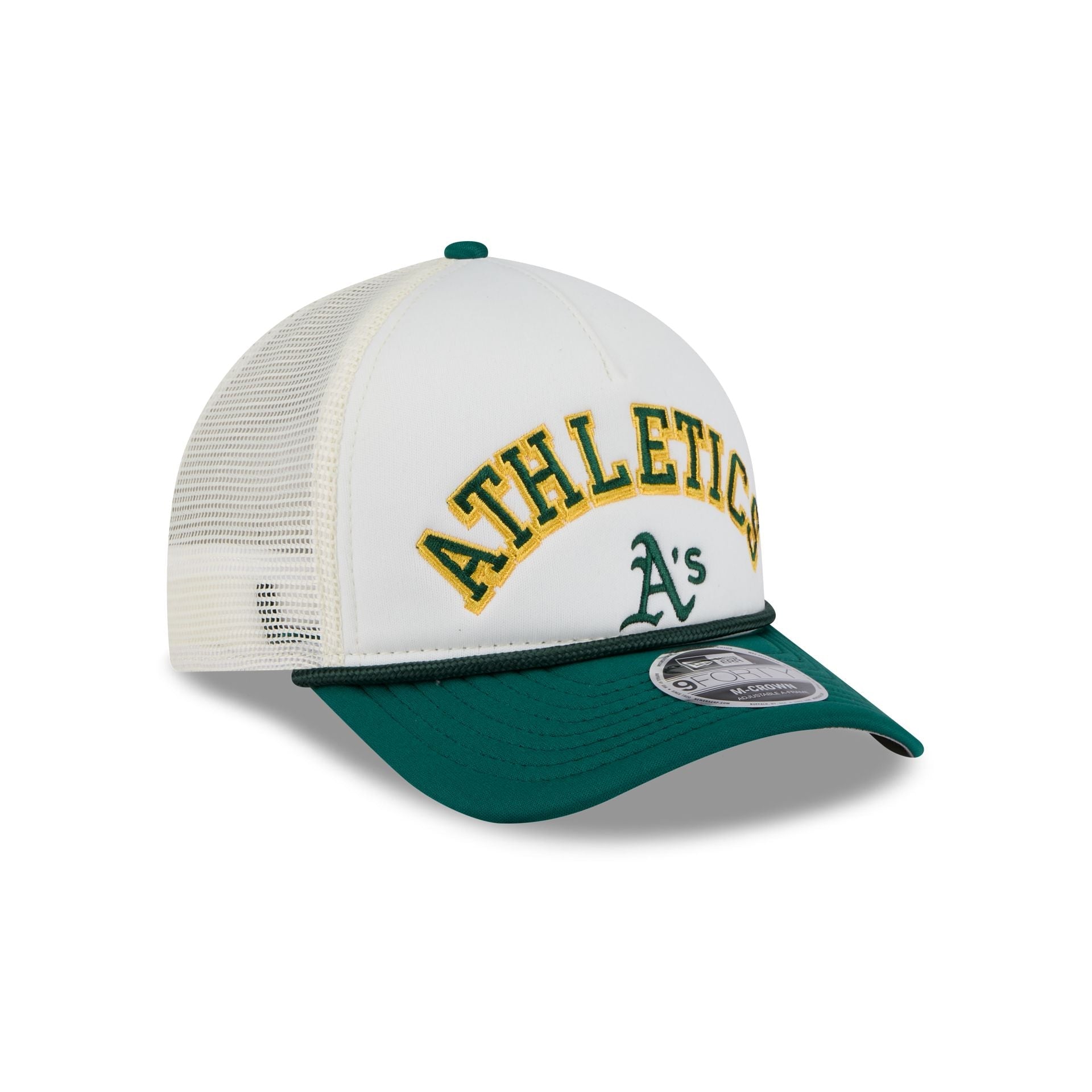 Athletics Chrome Arch 9FORTY M-Crown A-Frame Trucker Hat