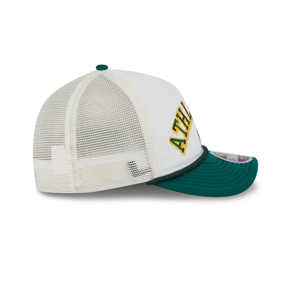 Athletics Chrome Arch 9FORTY M-Crown A-Frame Trucker Hat