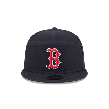Boston Red Sox Cotton Canvas Split Panel 9FIFTY Trucker Hat