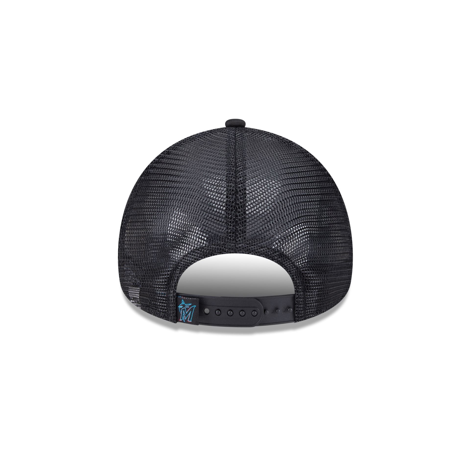 Miami Marlins Distressed 9FORTY A-Frame Trucker Hat