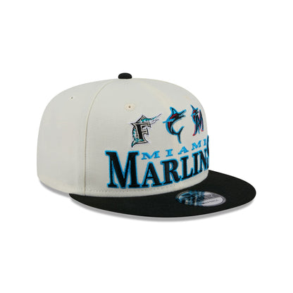 Miami Marlins Archive 9FIFTY Snapback Hat
