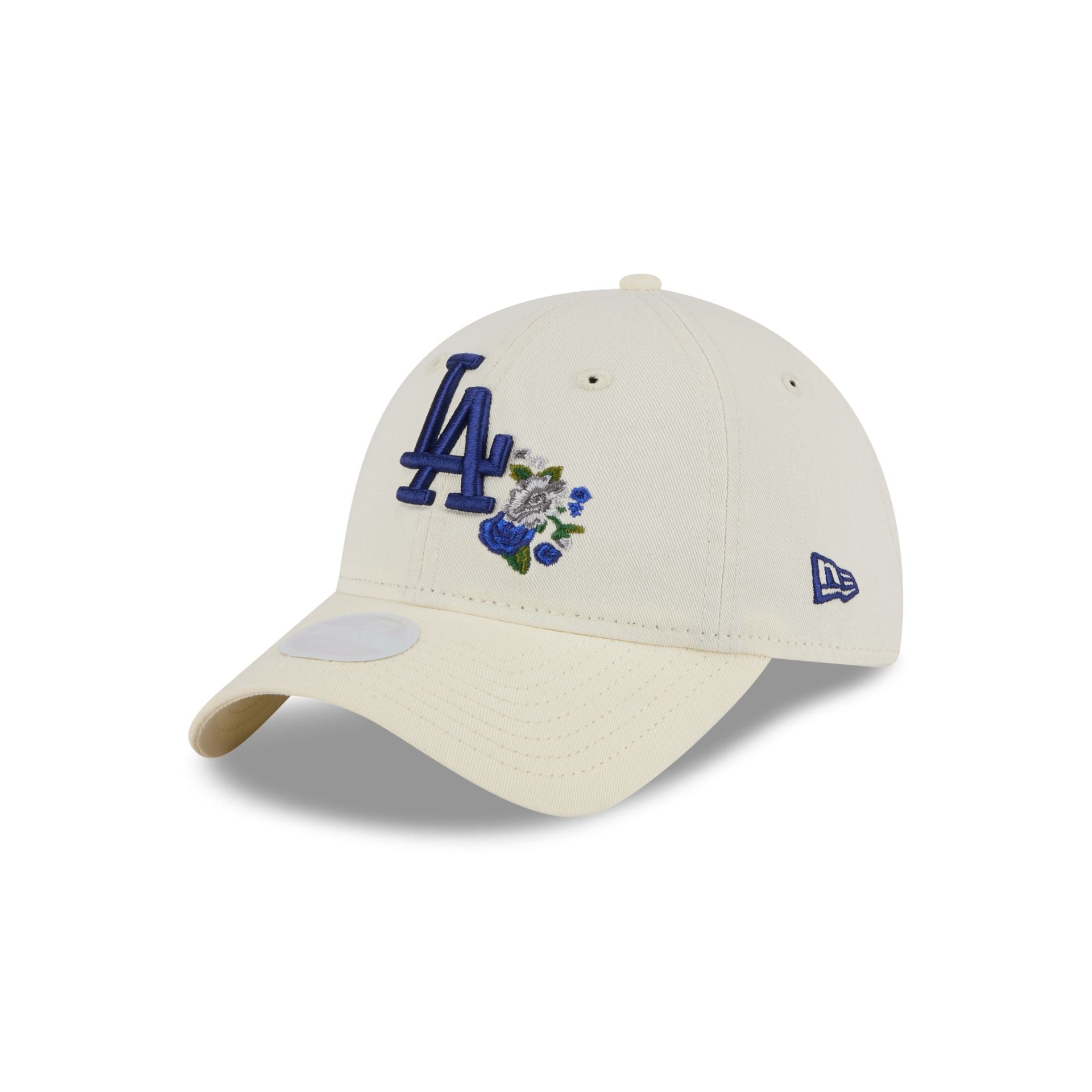 Los Angeles Dodgers Women's Floral Stitch 9TWENTY Adjustable Hat