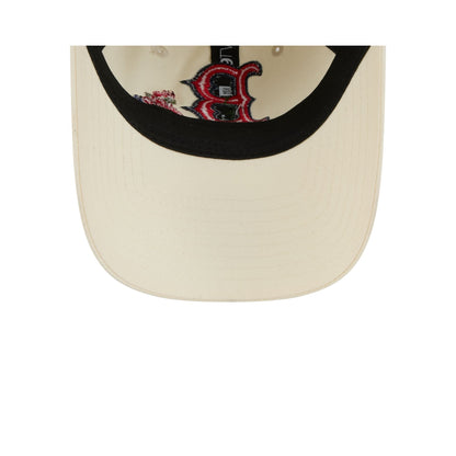 Boston Red Sox Women's Floral Stitch 9TWENTY Adjustable Hat