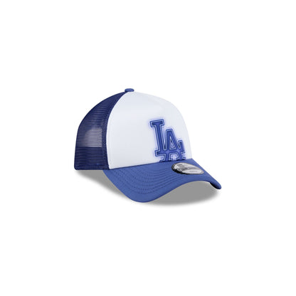 Los Angeles Dodgers Kids Painted 9FORTY A-Frame Trucker Hat