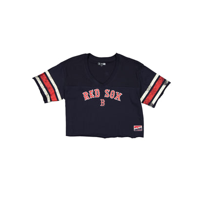 Boston Red Sox Throwback Cropped Women's T-Shirt