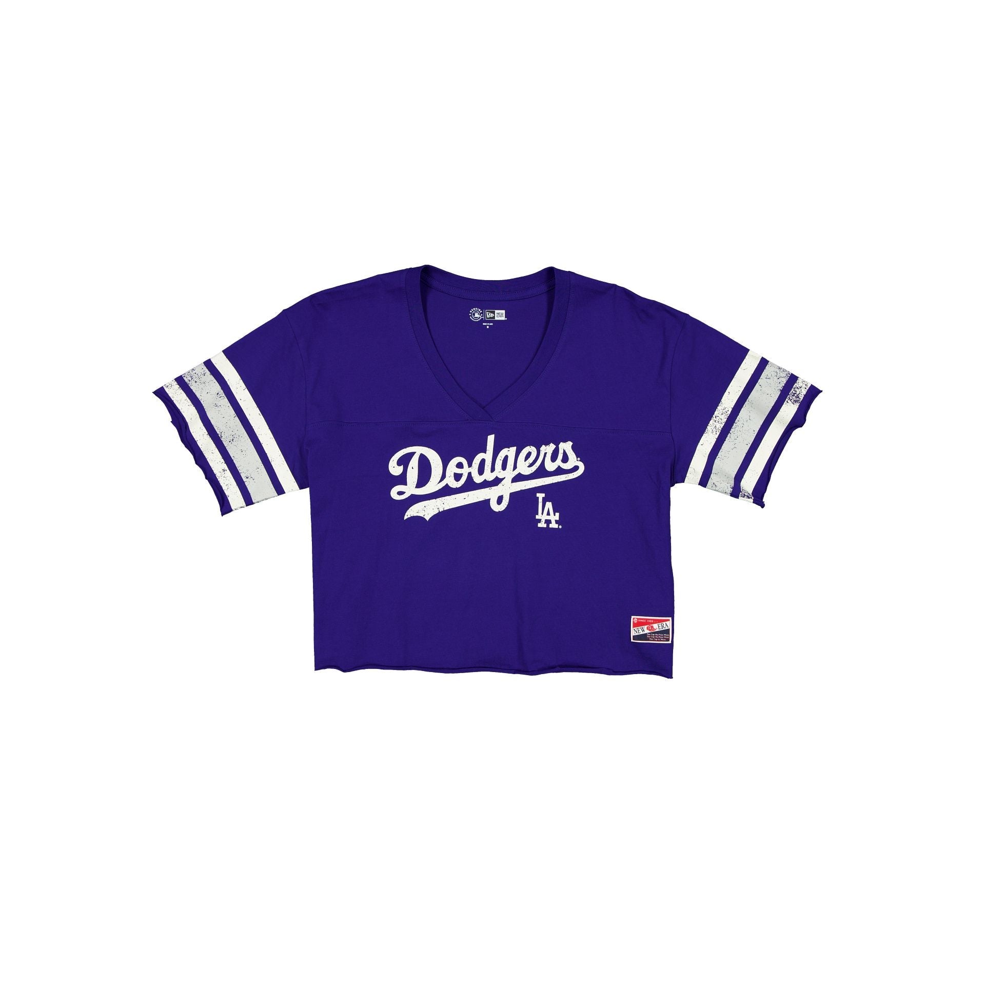 Los Angeles Dodgers Throwback Cropped Women's T-Shirt