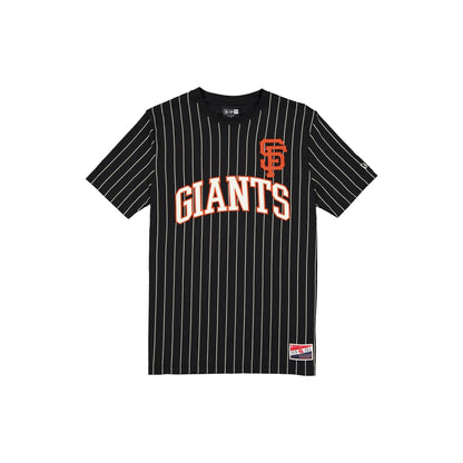 San Francisco Giants Throwback Pinstripe Wordmark T-Shirt