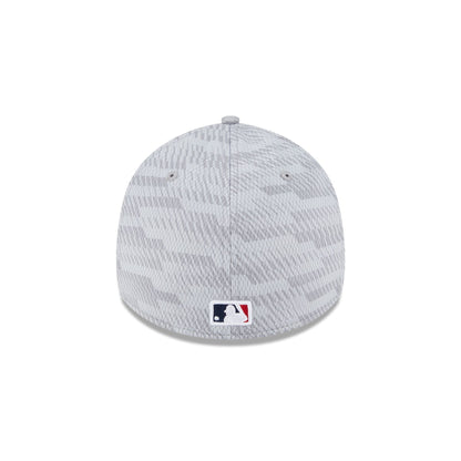Boston Red Sox 2025 Clubhouse Gray 39THIRTY Stretch Fit