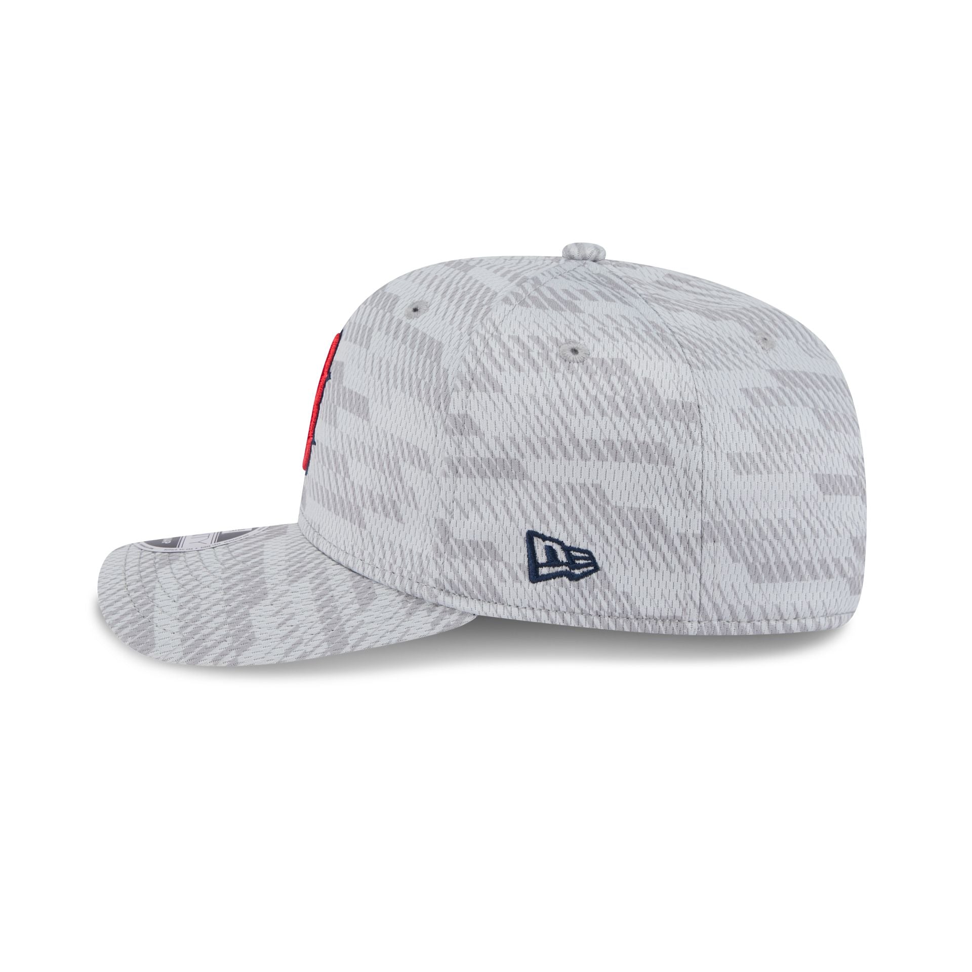 Boston Red Sox 2025 Clubhouse Gray 9SEVENTY Stretch-Snap Hat