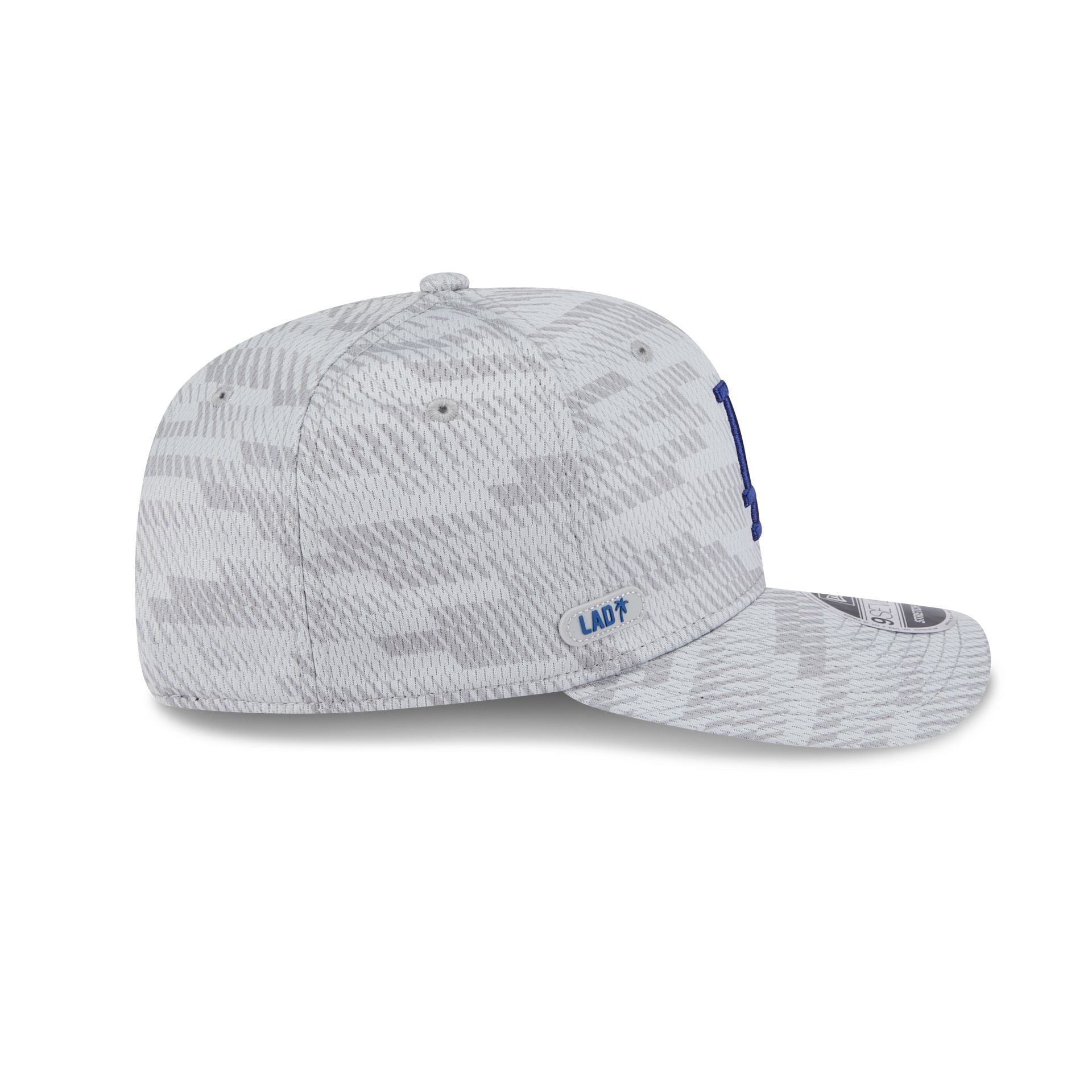 Los Angeles Dodgers 2025 Clubhouse Gray 9SEVENTY Stretch-Snap Hat