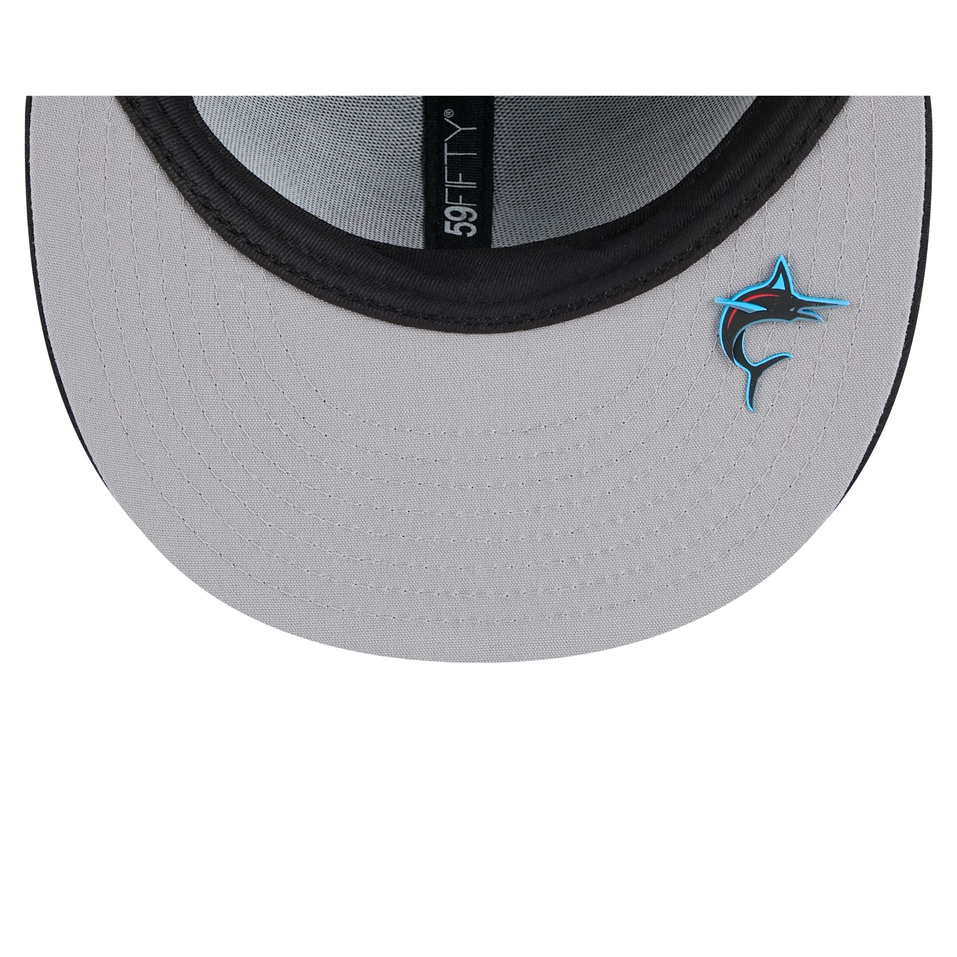 Miami Marlins 2025 Clubhouse Alt 59FIFTY Fitted Hat