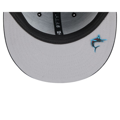 Miami Marlins 2025 Clubhouse Alt 9FIFTY Snapback Hat