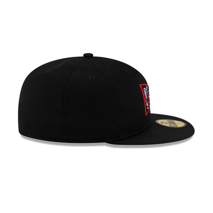 Boston Red Sox 2025 Clubhouse Alt Black 59FIFTY Fitted Hat