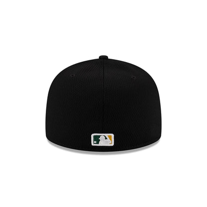 Athletics 2025 Clubhouse Alt Black 59FIFTY Fitted Hat