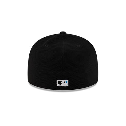 Miami Marlins 2025 Clubhouse Black 59FIFTY Fitted Hat
