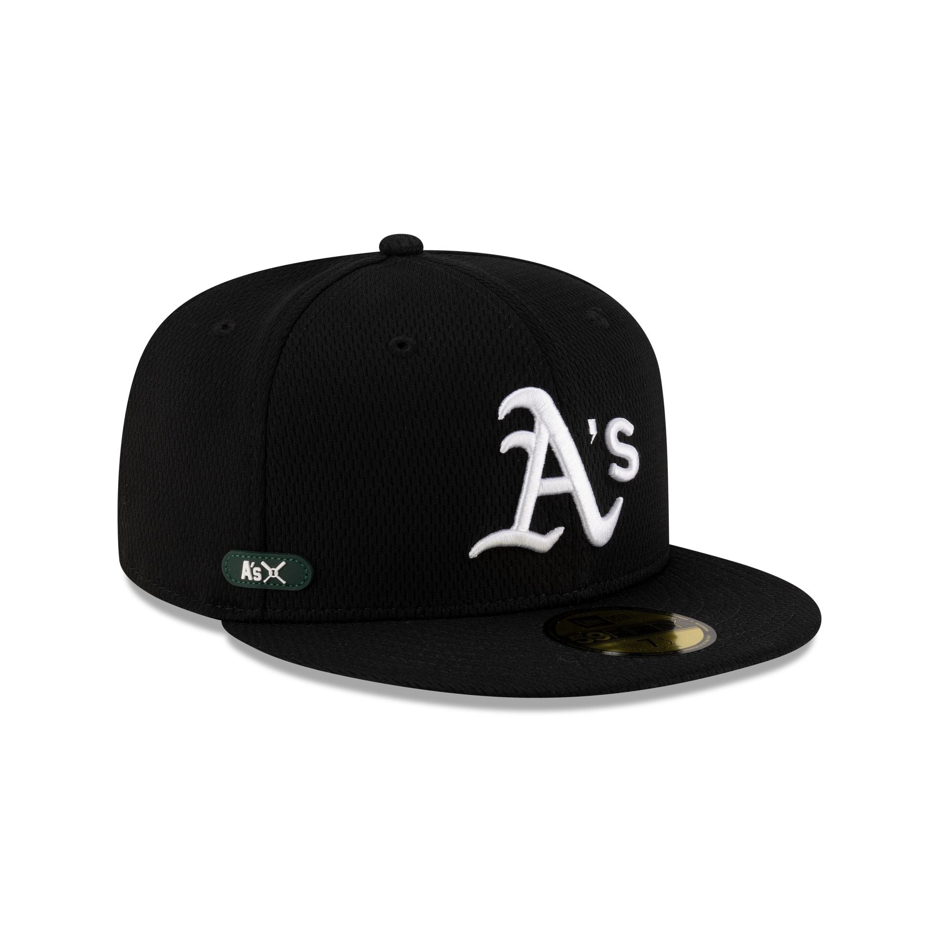 Athletics 2025 Clubhouse Black 59FIFTY Fitted Hat