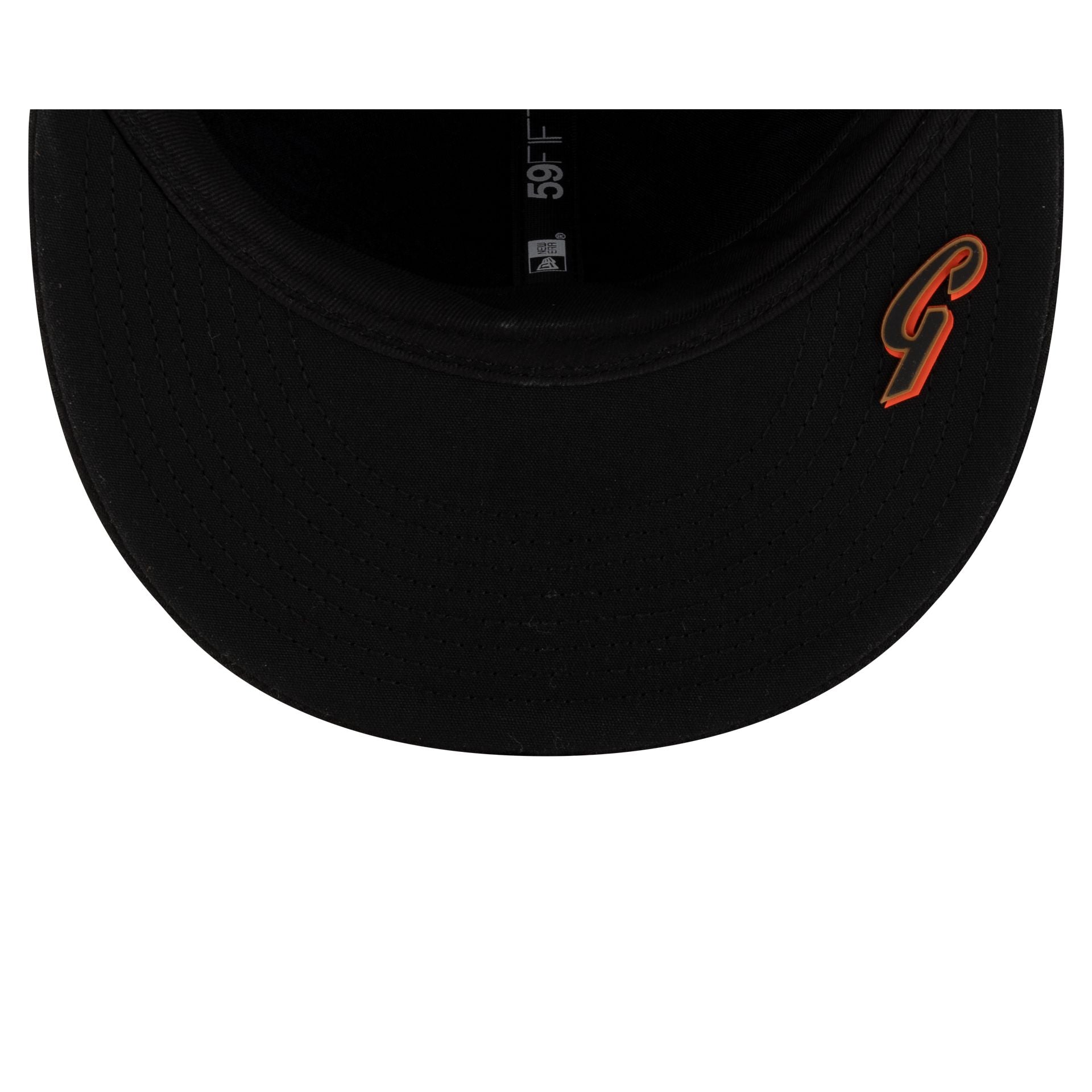 San Francisco Giants 2025 Clubhouse Black 59FIFTY Fitted Hat