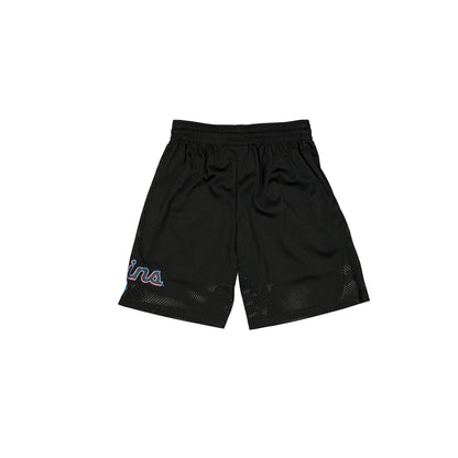 Miami Marlins Mesh Black Shorts